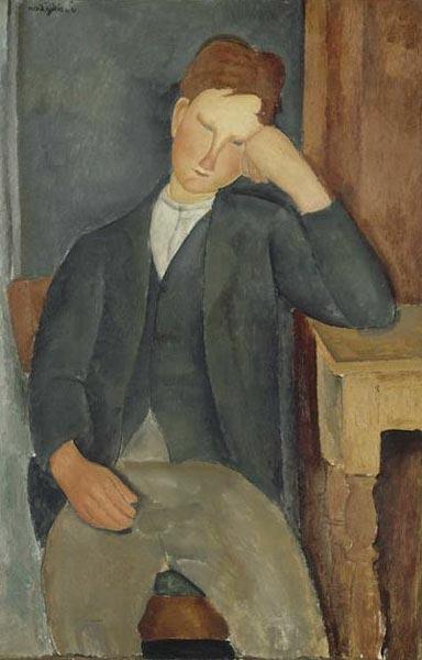 Amedeo Modigliani Le Jeune Apprenti oil painting image